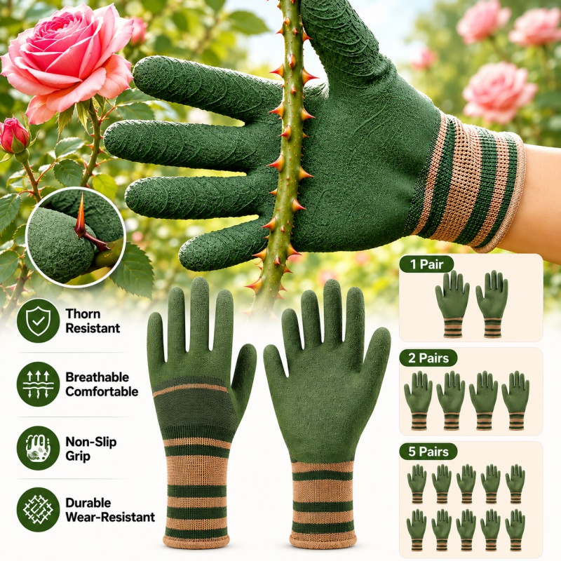 Cut Resistant Glove - Guantes de Jardinería Multiusos, Resistentes a