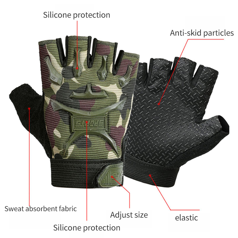Guantes deportivos de medio de - Cycling Glove Padded reseña y precio