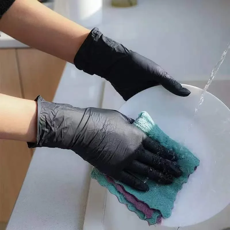 Guantes Desechables Negros de  - Nitrile Mechanic Glove reseña y precio