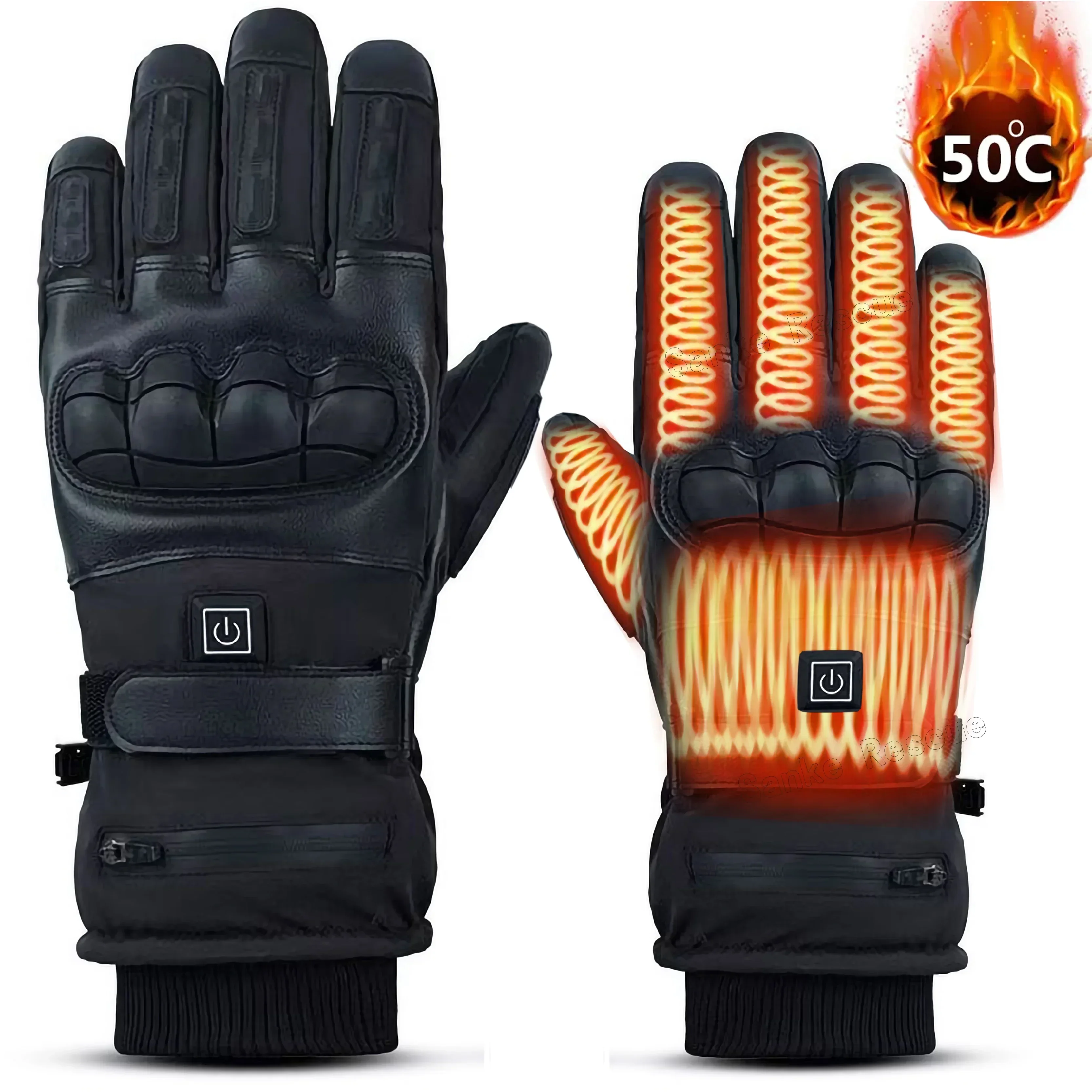 Guantes calefactables eléctric - Ski Glove Waterproof reseña y precio