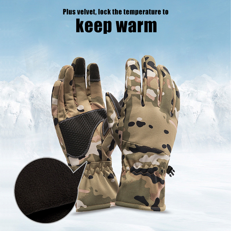 Tácticas al aire libre camufla - Ski Glove Waterproof reseña y precio